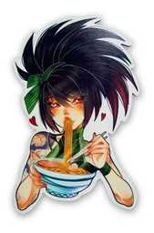 Cuadro Anime Unico Akali League Of Legends Mdf 6mm - Mediano