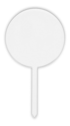 Cake Topper Circular Acrilico 3mm Pack 50 Pzs 7.7cm Diametro