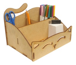Organizador Escritorio Gatito Mdf 3mm
