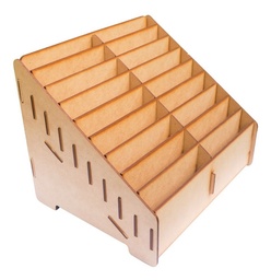 Caja Organizador Exhibidor Mdf Para 18 Teléfono Pack 6