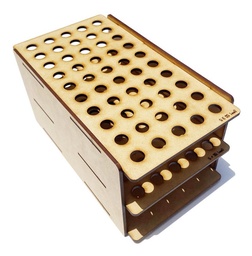 Porta Plumones De Mdf Para 50 Crayola Super Tips M2