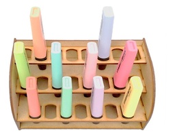 Organizador Para 24 Stabilo Boss Mdf 3mm