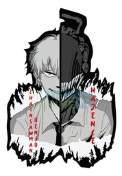 Cuadro Decorativo Chainsaw Man Anime Mdf 6 Mm - Mediano