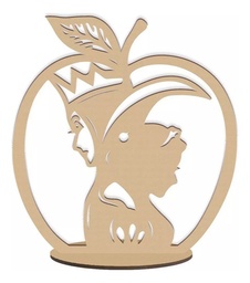 Centro De Mesa Princesas Mdf Xv Cumpleaños 10pzs.