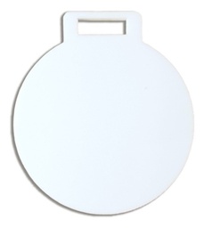 Medalla Acrílico Blanco 3mm 6cm Para Sublimar - Pack 50