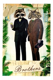 Cuadro Decorativo Vintage Hogar Oficina Brothers 20x30