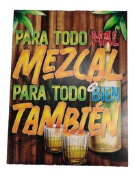 Cuadro Decorativo Cocina Hogar Oficina Para Todo Mal 30x40