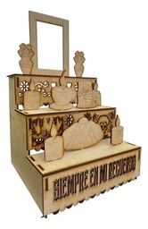 Altar Decorativo Ofrenda Día De Muertos Halloween Mdf Chico
